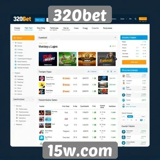 Análise da interface de usuário do site 320bet